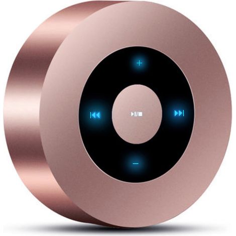 Enceinte Bluetooth portable sans fil avec écran tactile LED, son HD, 12 heures d'autonomie, Bluetooth 4.1 et lecteur de cartes microSD, compatible iPhone, iPad, tablette, ordinateur portable et Echo D (1/5)