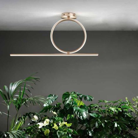 Lampada plafoniera da soffitto LED 35W- moderno ACROBAT 40 Oro (1/3)