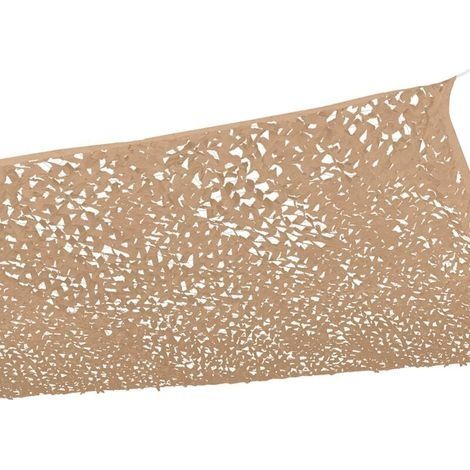 Voile d'ombrage rectangulaire Design Camouflage, 3x4 M, couleur sable, filet d'ombrage (1/5)
