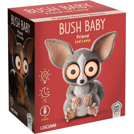 Lámpara de gálago con forma de bebé
