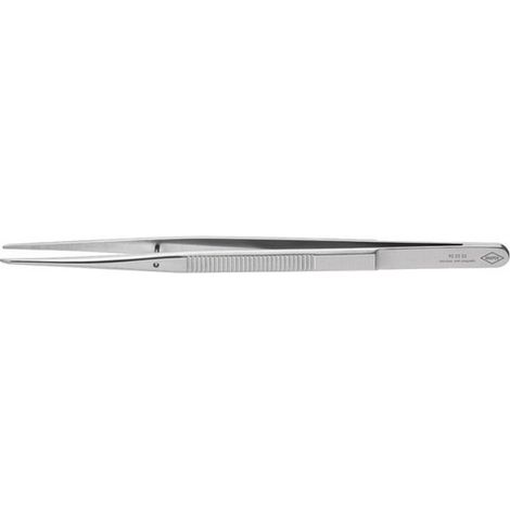 KNIPEX 92 22 35 Pinzetta di precisione con perno guida punta sottile 155 mm