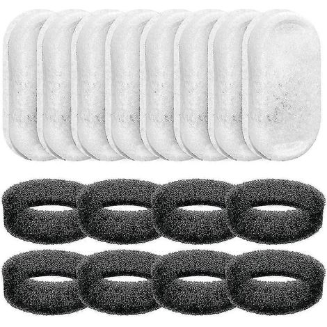 Filtre pour fontaine à eau pour chats, compatible avec les modèles 3,2 litres et 2 litres, volume d'eau réglable, fontaine pour animaux de compagnie, chat (1/3)