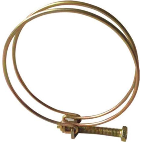 10pcs Double Pinces pour Tuyaux Colliers de Serrage de Tuyau Réglable Serre-joints à Tuyaux Collier de Tuyau(100mm) (1/4)