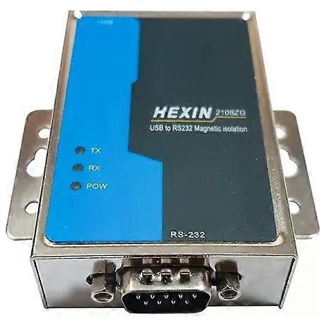 Convertisseur d'isolation optique USB vers RS232 (connecteur DB 9 broches vers USB type B) sans alimentation externe, puce FTDI232BL, référence HXSP-2108ZG (1/4)