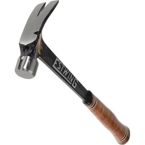 Estwing E19S 19oz Ultra Series Straight Claw Framing Hammer with Leather Grip – 400mm Length (1/5)