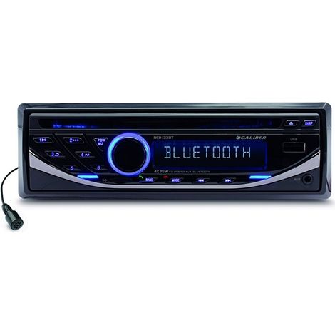 Autoradio Caliber RCD123BT - Radio, lecteur de cartes SD, USB - 4 x 75 watts (1/4)