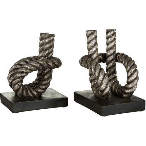 Premier Housewares Set of Rope Bookends