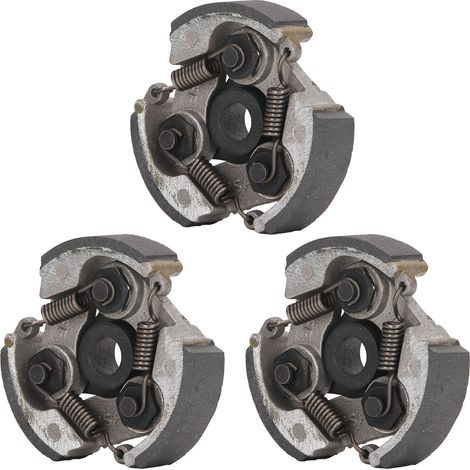 Ensemble d'embrayage à 3 disques, disques d'embrayage en aluminium, adapté aux motos/quads tout-terrain à quatre roues, diamètre extérieur 74,24 mm. (1/5)