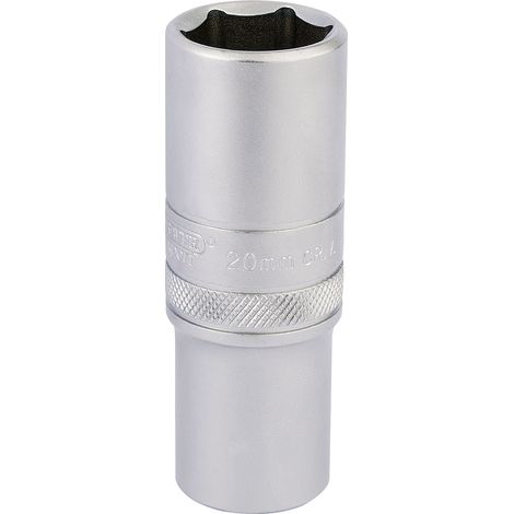 Draper 1/2 Square Drive 6 Point Metric Deep Socket (20mm) (16652) (1/5)