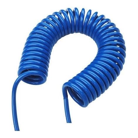 SUPER SPIRAL 12 m BLU Tubo spiralato in rilsan 2 x G 1/4" M + molla