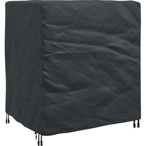 Funda para muebles Liso Negro 116 x 100 x 120 cm 210D vidaXL