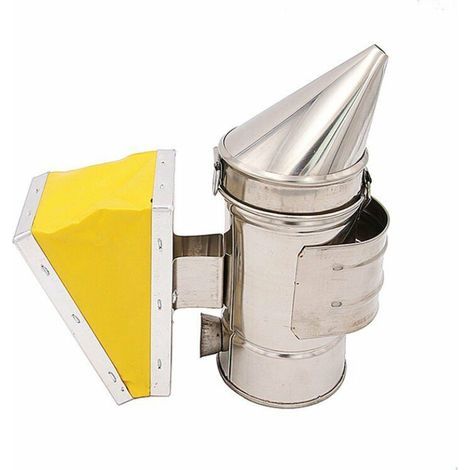 Export von Imkereibedarf: Mini-Räucherofen aus Edelstahl und Leder, Mini-Räucherofen mit Trompetenspitze (1/5)