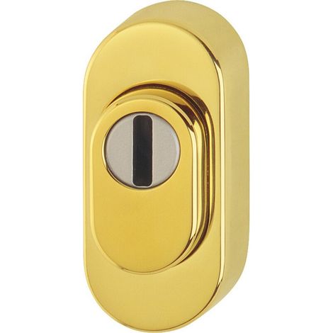HOPPE® Schutz-Schlüsselrosette E55S-ZA, Edelstahl, 2159103 (1/3)