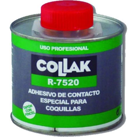 COLLAK 148500TP Adesivo a contatto R-7520 calotta del cappuccio della spazzola 500 ml