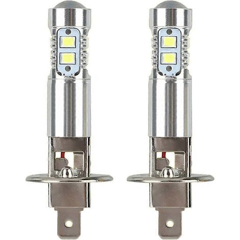 H1 LED-Lampen-Umrüstsatz (2 Stück) für Fernlicht, Abblendlicht und Nebelscheinwerfer, 100 W, 6000 K (1/5)