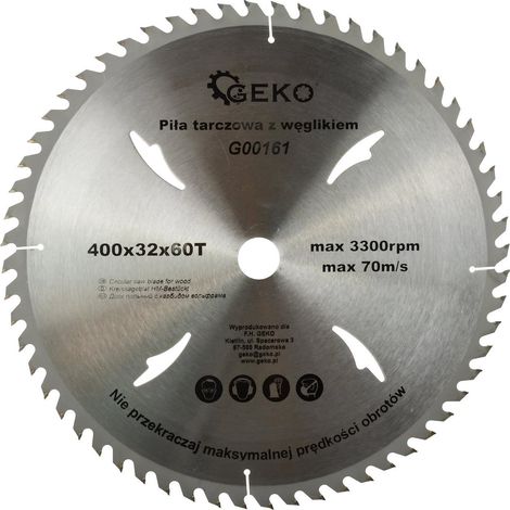 Hoja de sierra para madera 400x32x60T (10)