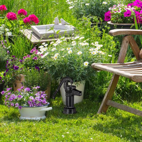 Pompa Manuale Per Pozzo In Acciaio Inox – Aspirazione Acqua, 1500 G, Per Giardino, Prato E Stagno