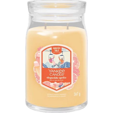 YANKEE CANDLE Giara Grande in vetro Slopeside Spritz (1/2)
