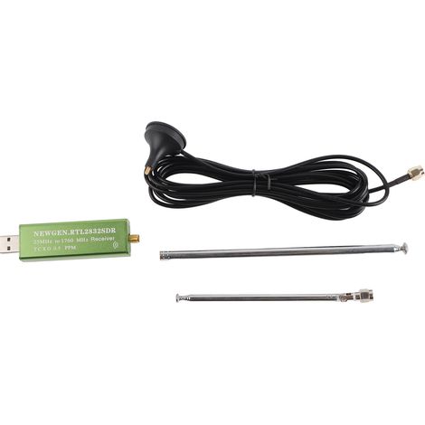 Récepteur Numérique Portable A300U Version Améliorée Verte DAB FM SDR RTL2832U R820T (1/5)