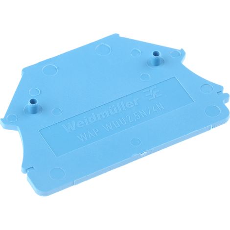 Flasque d&146extrémité Weidmuller, série W pour Blocs terminal à rail DIN ( Prix pour Paquet de 5 )