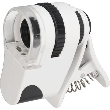 Microscope à pince pour bijoux, mini loupe à chargement USB avec éclairage LED pour tatouage de cils (1/5)