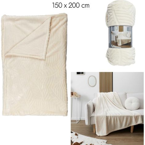 Plaid - HOME DECO FACTORY - Flanelle - Beige (1/3)