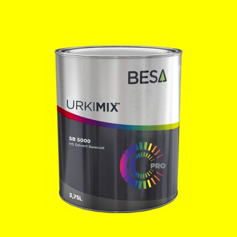 Pot de peinture Polyuréthane / bi composant Jaune Brillant RAL 1026 Mat - 500 gr