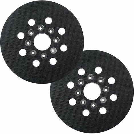 125 mm Schleifpad, kompatibel mit Bosch PEX 220 A, GEX 125-1 AE, PEX 220 AE, Skil 7402/7490, 2 Stück (1/5)