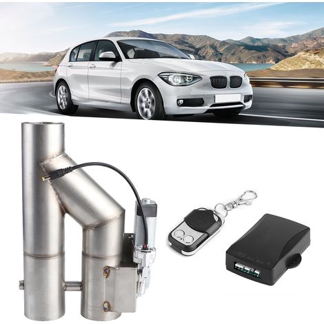 Valve d'échappement électrique en Y de 63 mm (2,5 pouces) avec double vanne et télécommande sans fil (1/5)