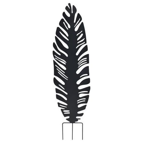 Elemento decorativo de jardín louis-moulin leaf acero epoxi resistente heladas UV