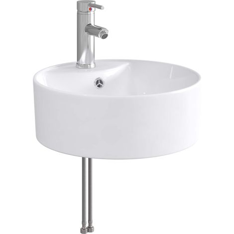 Bathroom Wash Basin Chrome 40.5 x 40.5 x 15 cm Metal vidaXL