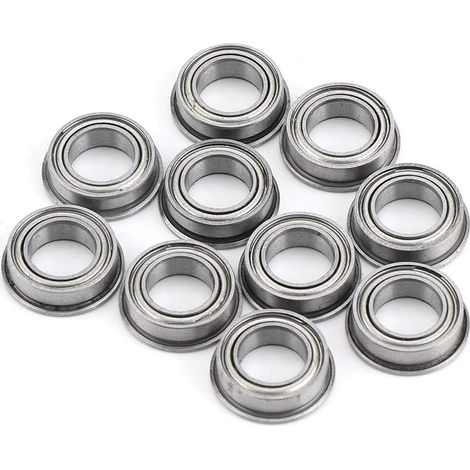 Flanschlager, 10 Stück MF106ZZ Mini Edelstahl Flanschkugellager Miniatur Flanschkugellager 6x10x3mm. (1/5)