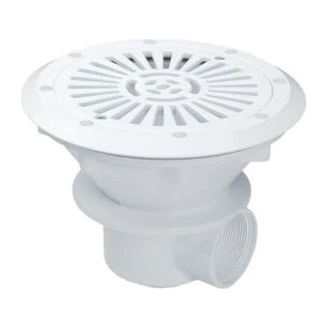Bonde de fond AstralPool Ø210 pour piscine préfabriquée, sortie latérale 2"