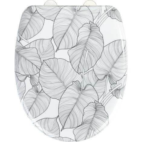 WC-Sitz aus Duroplast mit Muster, Easy-Close, WENKO (1/5)