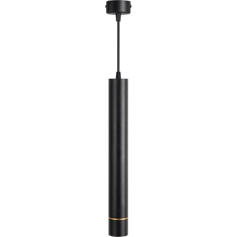 Lampada Led A Sospensione A Cilindro 5W Colore Nero Luce Caldo 2700K Angolo 30 Gradi CRI 90 (1/3)