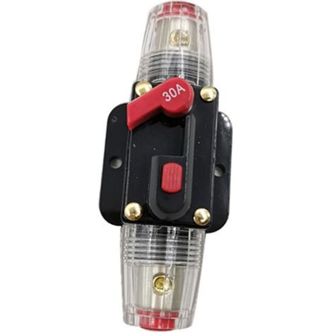 Auto-disjoncteur de réinitialisation (Taille : 30A) de l'inverseur de fusibles pour la voiture Marine système de bateau de protection-12V-24V (1/4)