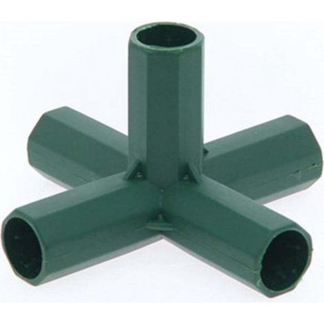 10 Stück 16-mm-PVC-Fittings, 5 verschiedene Typen, stabile Verbindungsstücke für robuste Gewächshausrahmenkonstruktionen (1/5)