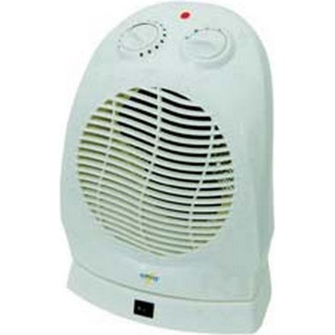 TERMOVENTILATORE RUOTANTE CON TERMOSTATO 2000W - cm.24x21x31h.