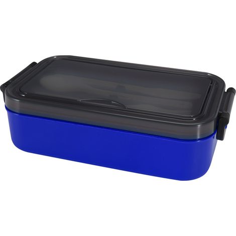 Sac à lunch pour les repas, en PP (polypropylène), de couleur bleue, pour organiser les repas au travail, à l'école, en pique-nique ou en voyage.-AquaForge (1/4)