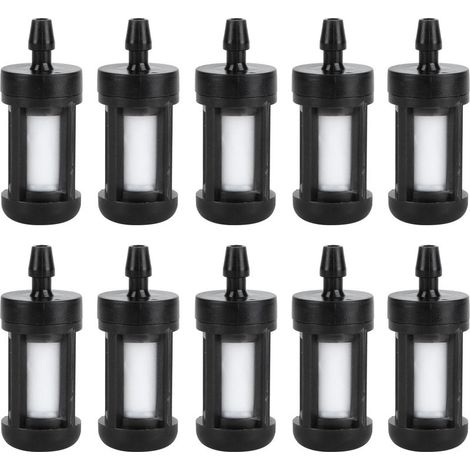 10 filtres à carburant, compatibles avec tronçonneuses Stihl 0000-350-3502 FS38 FS46 FS55 FS55R FS55RC, ABS, 88 g (1/5)