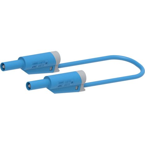 Electro PJP 2710-IEC-CD1-50BL Cordon de mesure Banane mâle 4 mm Banane mâle 4 mm 50 cm bleu 1 pc(s) Q857963 (1/2)
