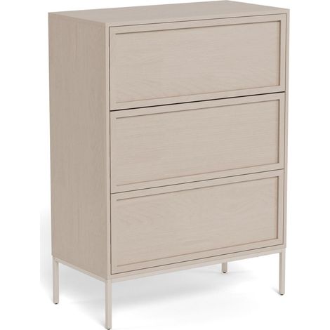 Cómoda Norsica 1049, Gris claro, Con cajones, Número de cajones: 0, 110x80x40cm (1/5)