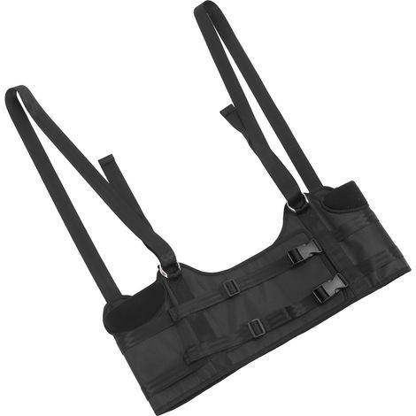 Harnais de décompression vertébrale suspendu pour étirer le dos, dispositif d'alignement du dos, ceinture de décompression lombaire, traction lombaire pour usage domestique, tour de taille de 107 à 11 (1/5)