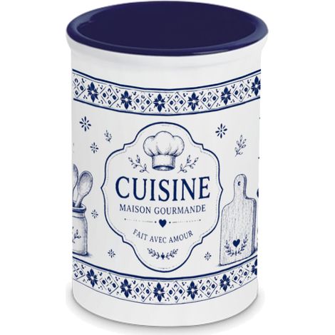 Pot à ustensiles cuisine en céramique Maison Gourmande