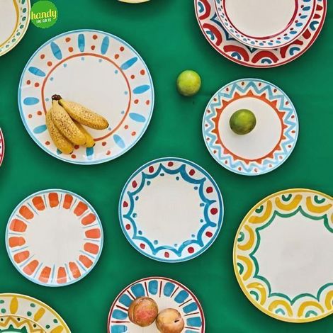 Tognana Servizio Tavola Madison Vietri 18 Pz Porcellana Multicolor (1/2)