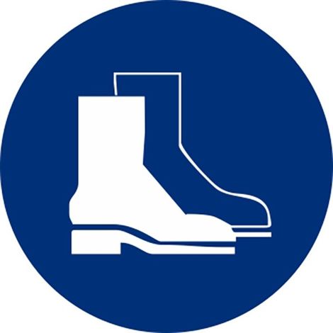 AUTOCOLLANT CIRCULAIRE OBLIGATOIRE BOTTES - 100X40X120