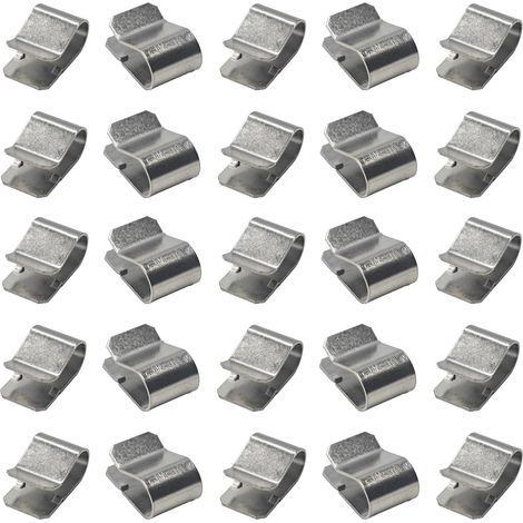 Pince bois 30 pièces 12x21,4mm inox 304 argenté, pour meuble (1/5)