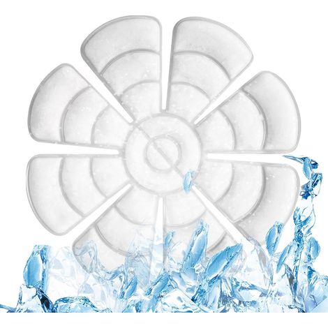 Coussin rafraîchissant pour bonnet, insert de sac de glace Insert de glace pour chapeau rafraîchissant, soulage les maux d'été, coussin de glace réutilisable sous le bonnet, protection contre la (1/5)