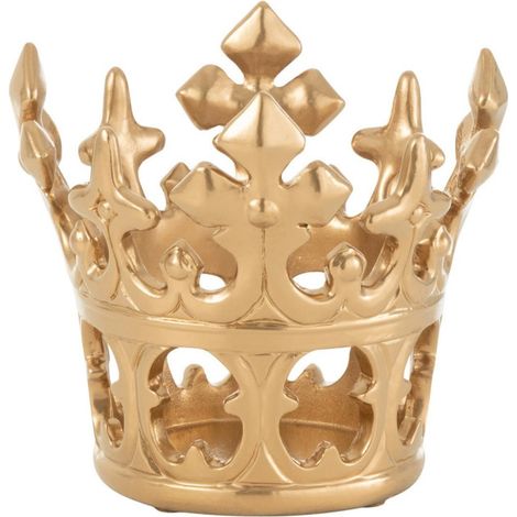 Couronne Déco "Élisabeth" 18cm Or