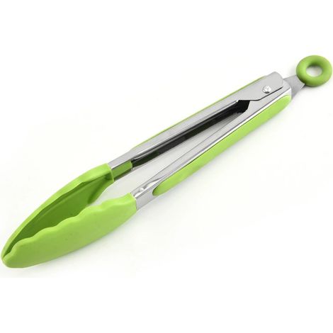 Pinces à aliments et à griller isolées en silicone (1/5)